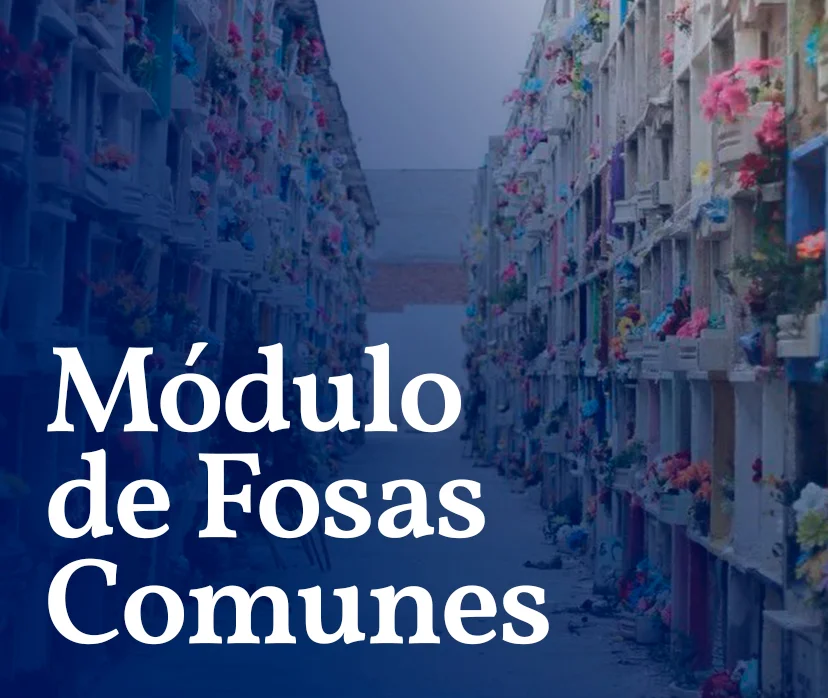 Módulo de Fosas Comunes